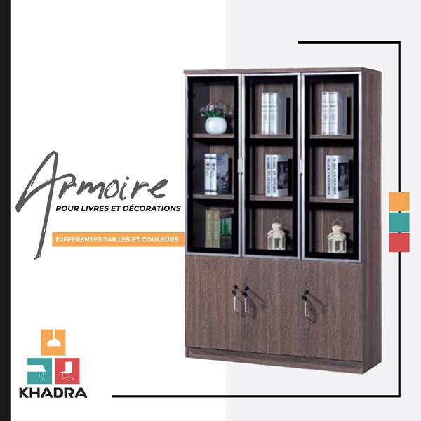 Armoire avec 3 portes et 3 commodes Armoire avec 3 portes et 3 commodes